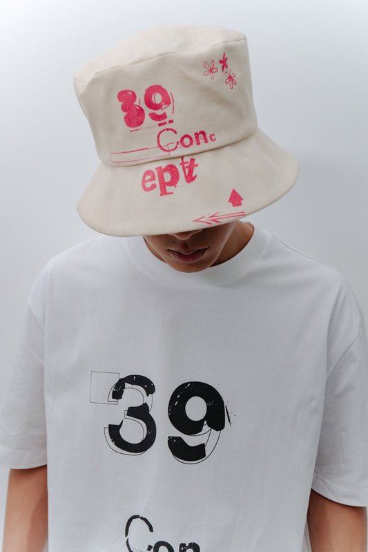 39 Conc Pink Bucket Hat